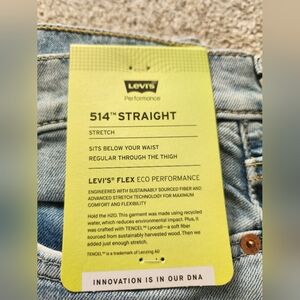 Levi's 514 Straight Stretch Jeans in Light Blue